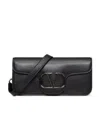 Valentino Vlogo Shoulder Bag In Black