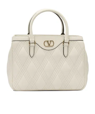 VALENTINO GARAVANI QUILTIE 67 DOUBLE-HANDLE TOTE BAG