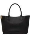 VALENTINO GARAVANI VLOGO SIDE SMALL LEATHER TOTE BAG