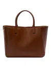 Valentino `vlogo Side` Tote Bag In Brown