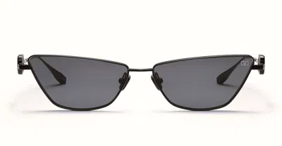 VALENTINO VLOGO SIGN - SHINY BLACK SUNGLASSES