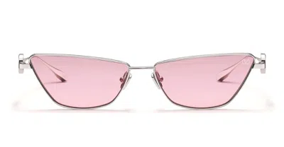 Valentino Vlogo Sign - Silver Sunglasses