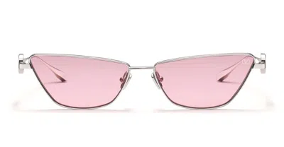 Valentino Vlogo Sign - Silver Sunglasses
