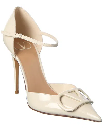 Valentino Garavani Valentino Vlogo Signature 100 Patent Pump In Animal Print
