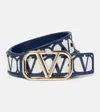 Valentino Vlogo Signature 40 Canvas Belt In Multicoloured