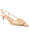 Valentino Vlogo Signature 40 Patent Slingback Pump