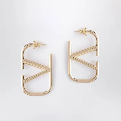Valentino Garavani Valentino Vlogo Signature 45mm Mini Earrings In Oro18