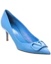 VALENTINO GARAVANI VALENTINO VLOGO SIGNATURE 60 LEATHER PUMP