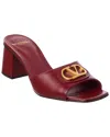 Valentino Vlogo Signature 60 Leather Sandal In Red