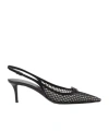 Valentino Vlogo Signature 75mm Slingback Pumps In Black