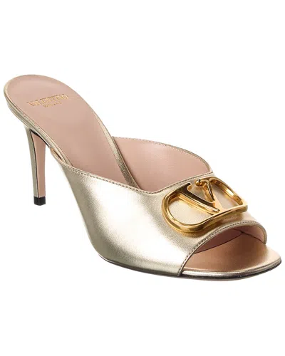 Valentino Garavani Valentino Vlogo 80 Signature Leather Sandal In Multi