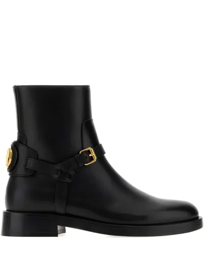 VALENTINO GARAVANI VLOGO SIGNATURE ANKLE BOOTS