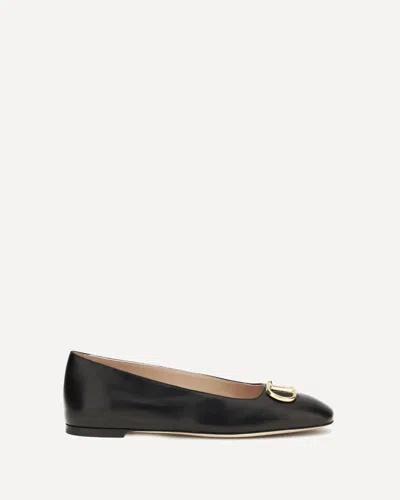 Valentino Garavani Vlogo Signature Ballerinas In Black