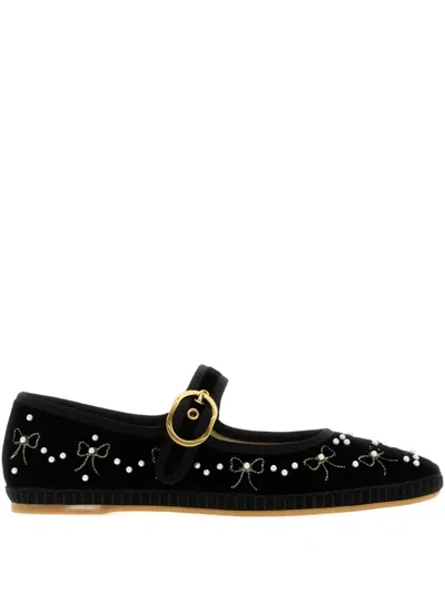 VALENTINO GARAVANI VLOGO SIGNATURE BALLET FLATS