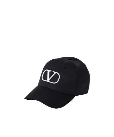VALENTINO GARAVANI VALENTINO	VLOGO SIGNATURE CURVED PEAK BASEBALL CAP