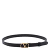 Valentino Garavani Vlogo Signature Belt In Black