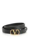 Valentino Vlogo Signature Belts Black In Black