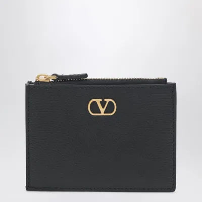 Valentino Garavani Vlogo Signature Black Wallet