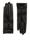 Valentino Vlogo Signature Bow Detail Gloves In Black