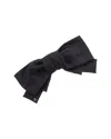 Valentino Vlogo Signature Bow Silk Hair Clip In Black