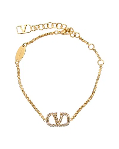 Valentino Garavani Valentino Vlogo Signature Bracelet In Gold