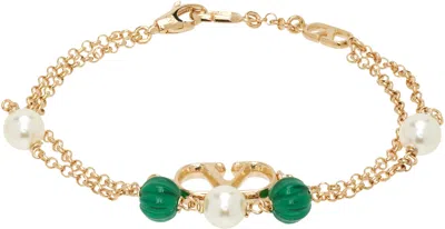 Valentino Garavani Vlogo Signature Bracelet In Gold