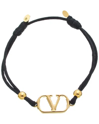 Valentino Garavani Valentino Vlogo Signature Bracelet In Black