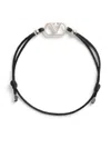 Valentino Garavani Men Vlogo Signature Bracelet In Black
