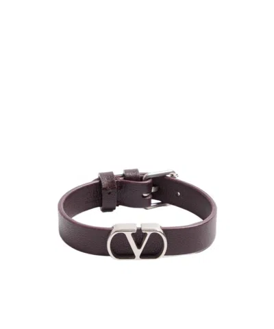 Valentino Garavani Vlogo Signature Bracelet In Black