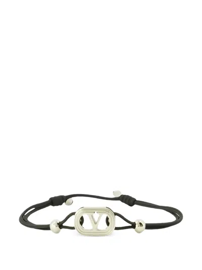 Valentino Garavani Vlogo Signature Bracelet In Black