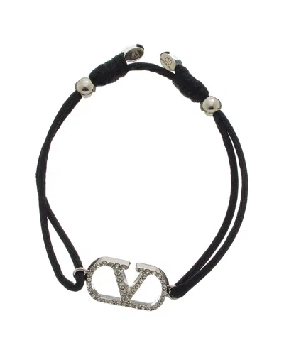 Valentino Garavani Valentino Vlogo Signature Bracelet In Black