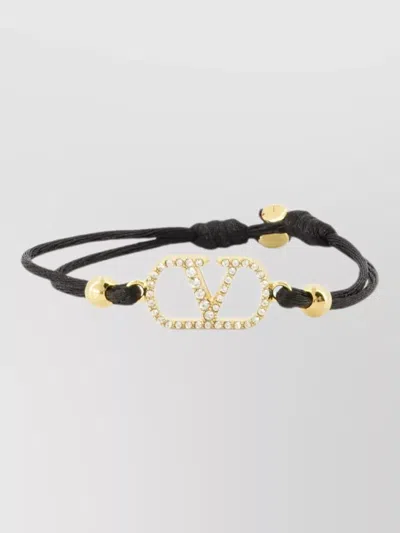 Valentino Garavani Vlogo Signature Bracelet Featuring Swarovski Crystals In Multi