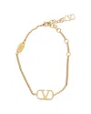 Valentino Vlogo Signature Bracelet In Gold