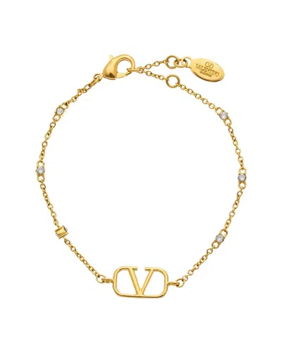 Valentino Garavani Valentino Vlogo Signature Bracelet In Gold