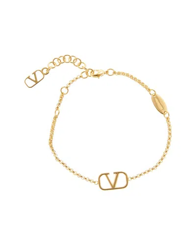 Valentino Garavani Valentino Vlogo Signature Bracelet In Gold