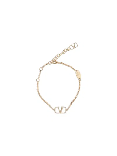 Valentino Garavani 'vlogo Signature' Bracelet In Gold