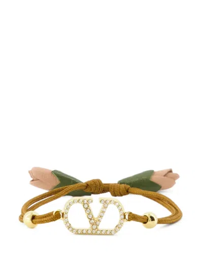 Valentino Garavani Valentino Vlogo Signature Bracelet In Gold