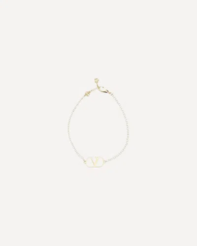 Valentino Garavani Vlogo Signature Bracelet In Gold