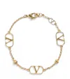 Valentino Vlogo Signature Bracelet In Gold