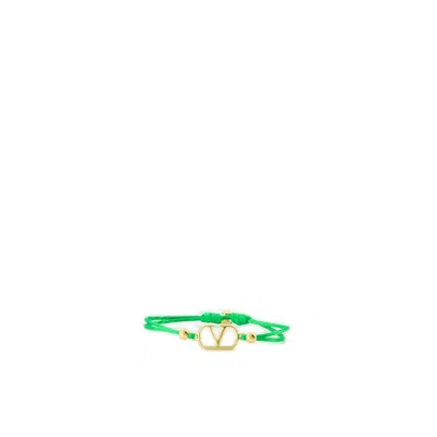 Valentino Garavani Valentino Vlogo Signature Bracelet In Green