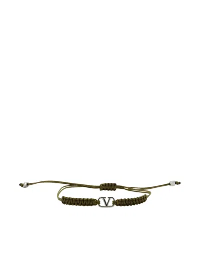 Valentino Garavani Vlogo Signature Bracelet In Green