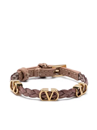 Valentino Garavani Vlogo Signature Bracelet In Pink