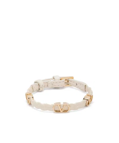 Valentino Garavani Vlogo Signature Bracelet In Gold