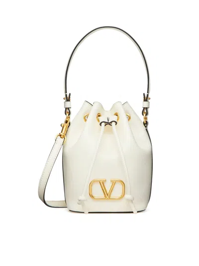 VALENTINO GARAVANI VLOGO SIGNATURE BUCKET BAG