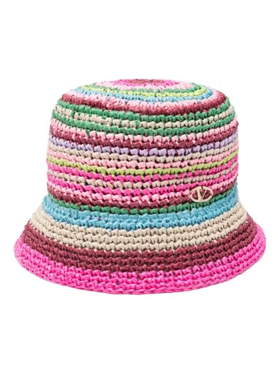 Valentino Garavani Vlogo-signature Bucket Hat In Pink