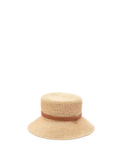 Valentino Garavani `vlogo Signature` Bucket Hat In Brown