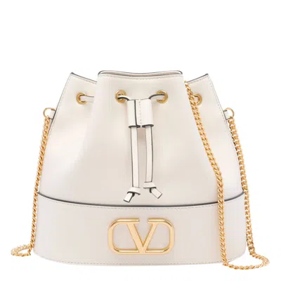 VALENTINO GARAVANI VLOGO SIGNATURE BUCKLE BAG