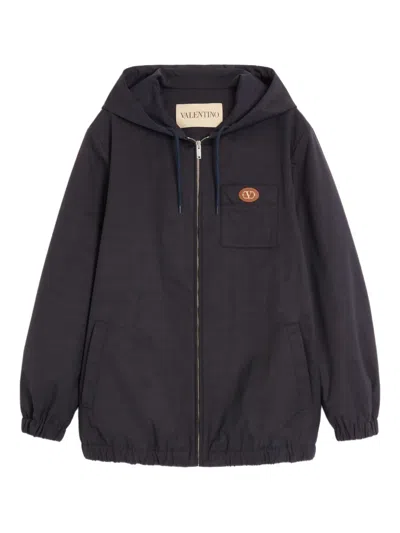 Valentino Vlogo Signature Caban Jacket In Black