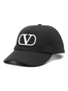 VALENTINO GARAVANI VLOGO SIGNATURE CANVAS BASEBALL CAP