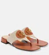 Valentino Sandalen Vlogo Signature Aus Canvas In Nude